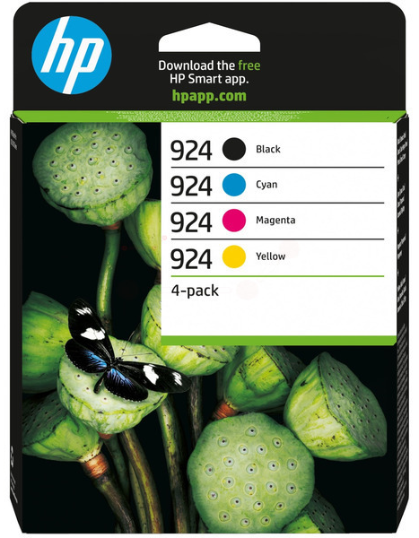 Original HP 924 | 6C3Z1NE Tinten Spar Set | 4er-Set