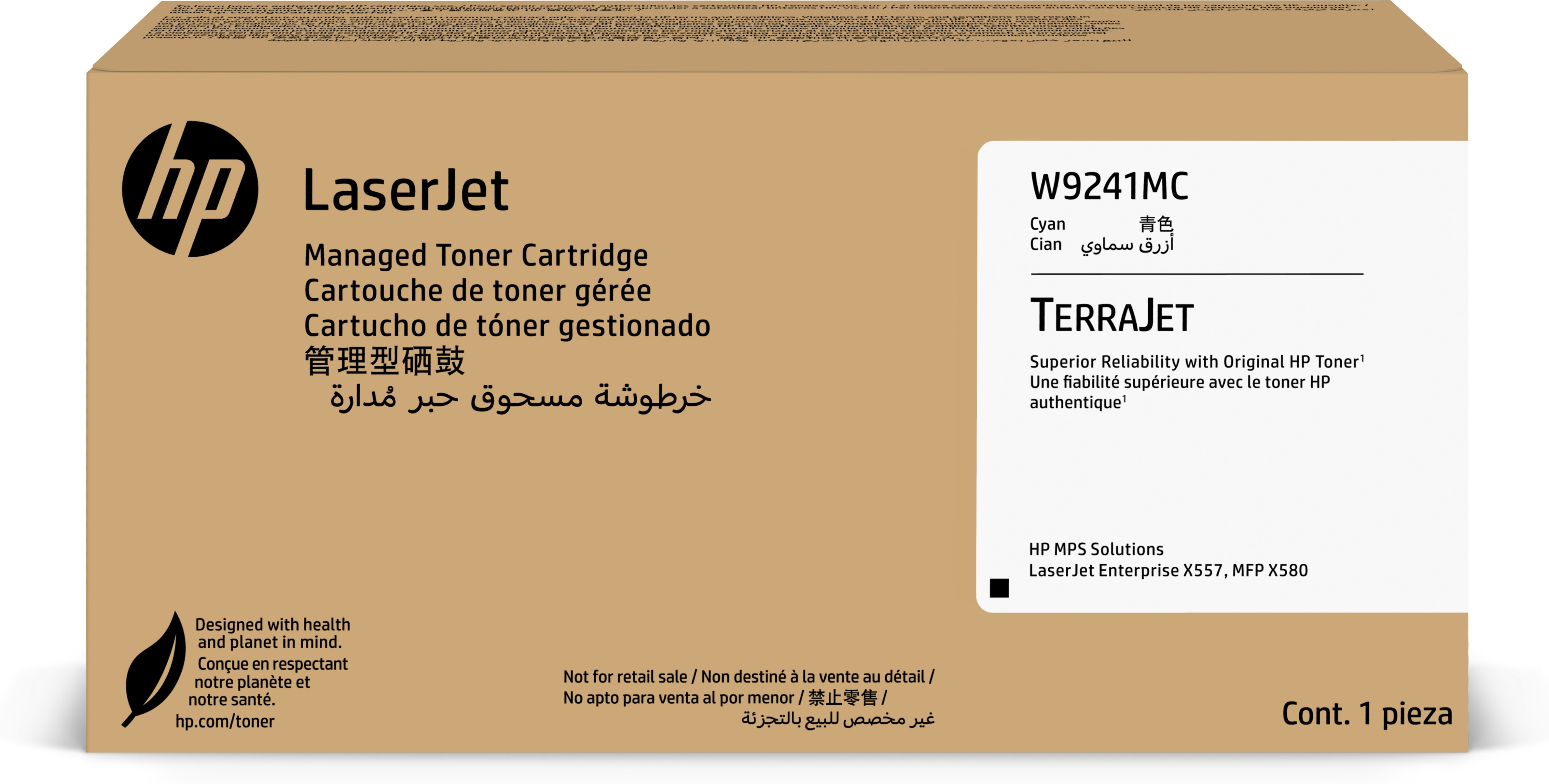 Original HP W9241MC Toner Cyan ( B-Verpackung )