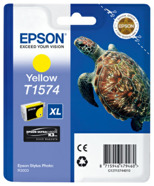 Original Epson T1574XL | C13T15744010 |  Gelb Tinte