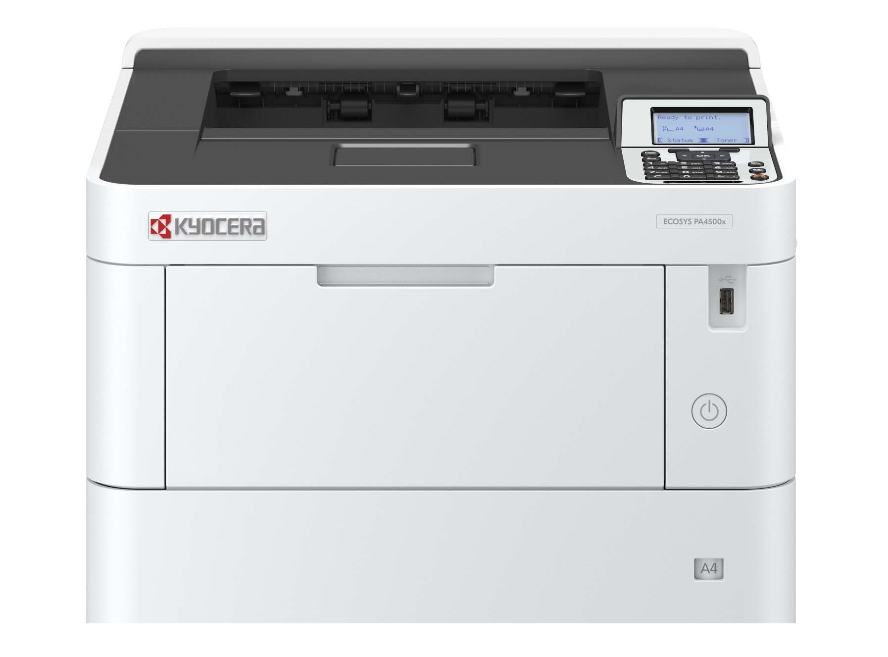 Kyocera ECOSYS PA4500x S/W Laser Drucker | A4 | 45 S./Min | Duplex