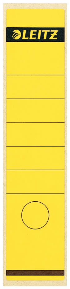 Leitz Ordneretiketten 1640 | Gelb | für 8 cm Rücken | 100er-Pack