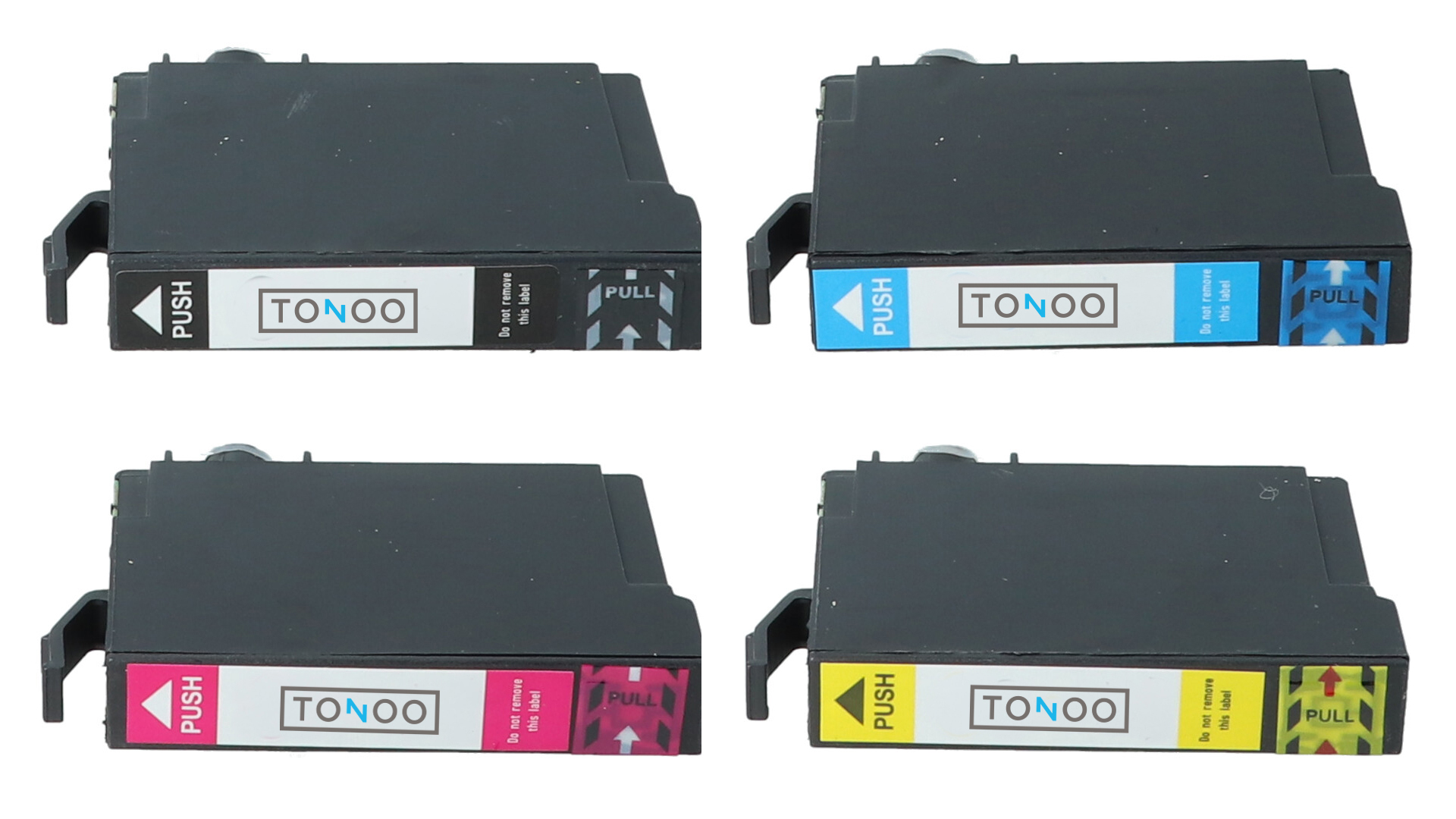 Tonoo® Tinte ersetzt Epson T0615 | C13T06154010 Spar Set ( 4 Stück )