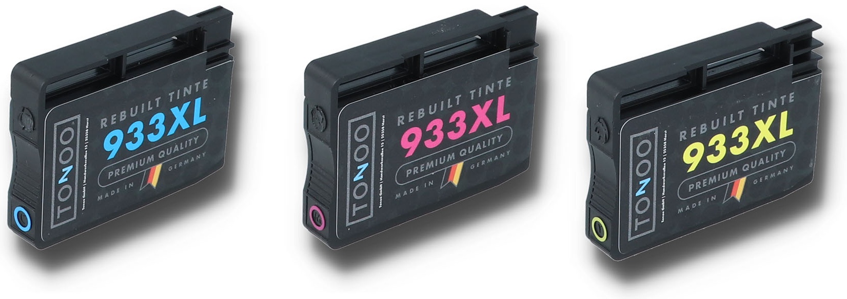 Tonoo® Tinte ersetzt HP CR711AE | 933XL C/M/Y Spar Set XL