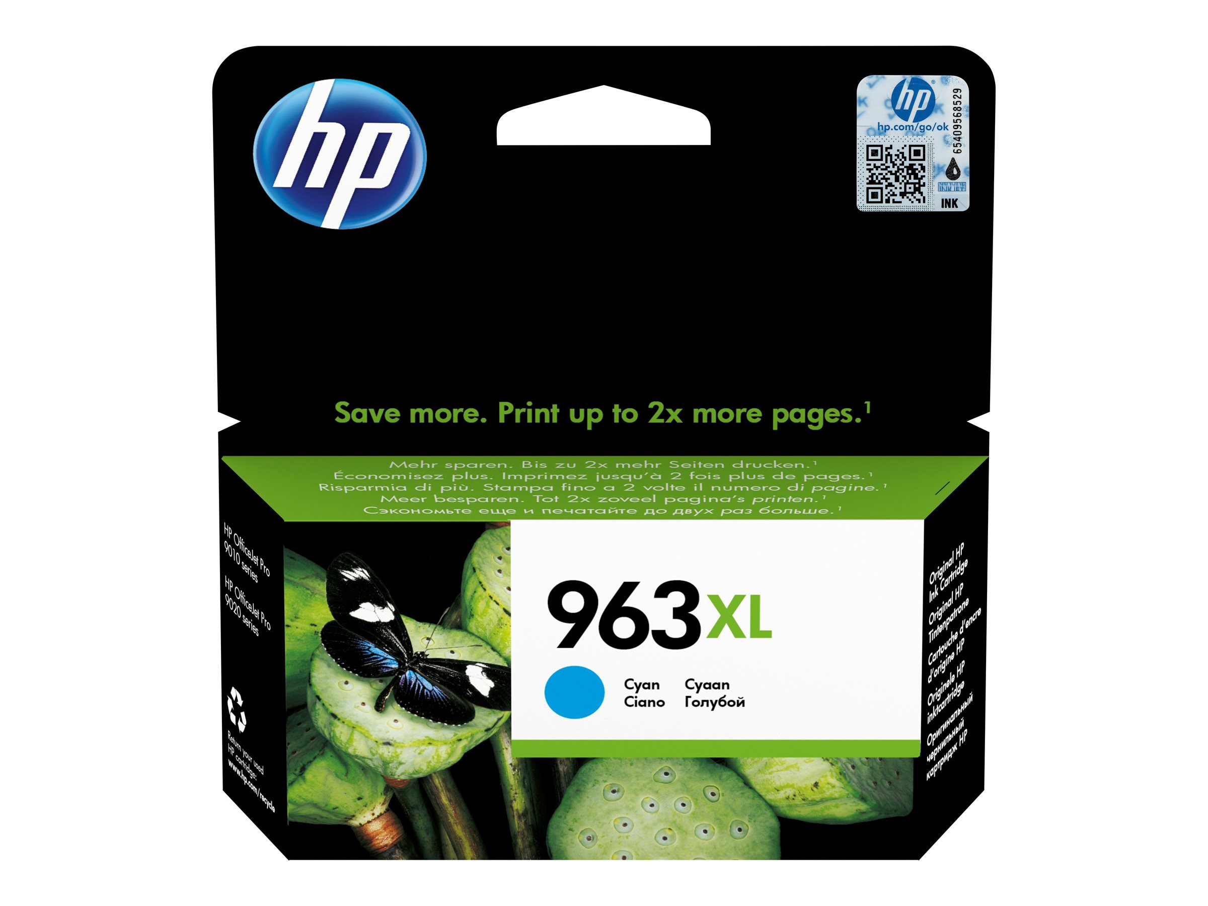 Original HP 963XL | 3JA27AE Tinte Cyan XL