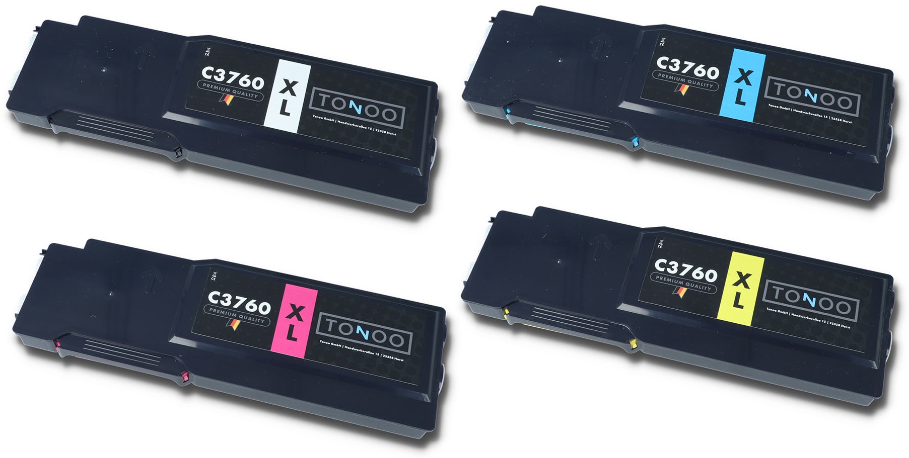 Tonoo® Toner ersetzt Dell C3760 | C3765 Spar Set XXL
