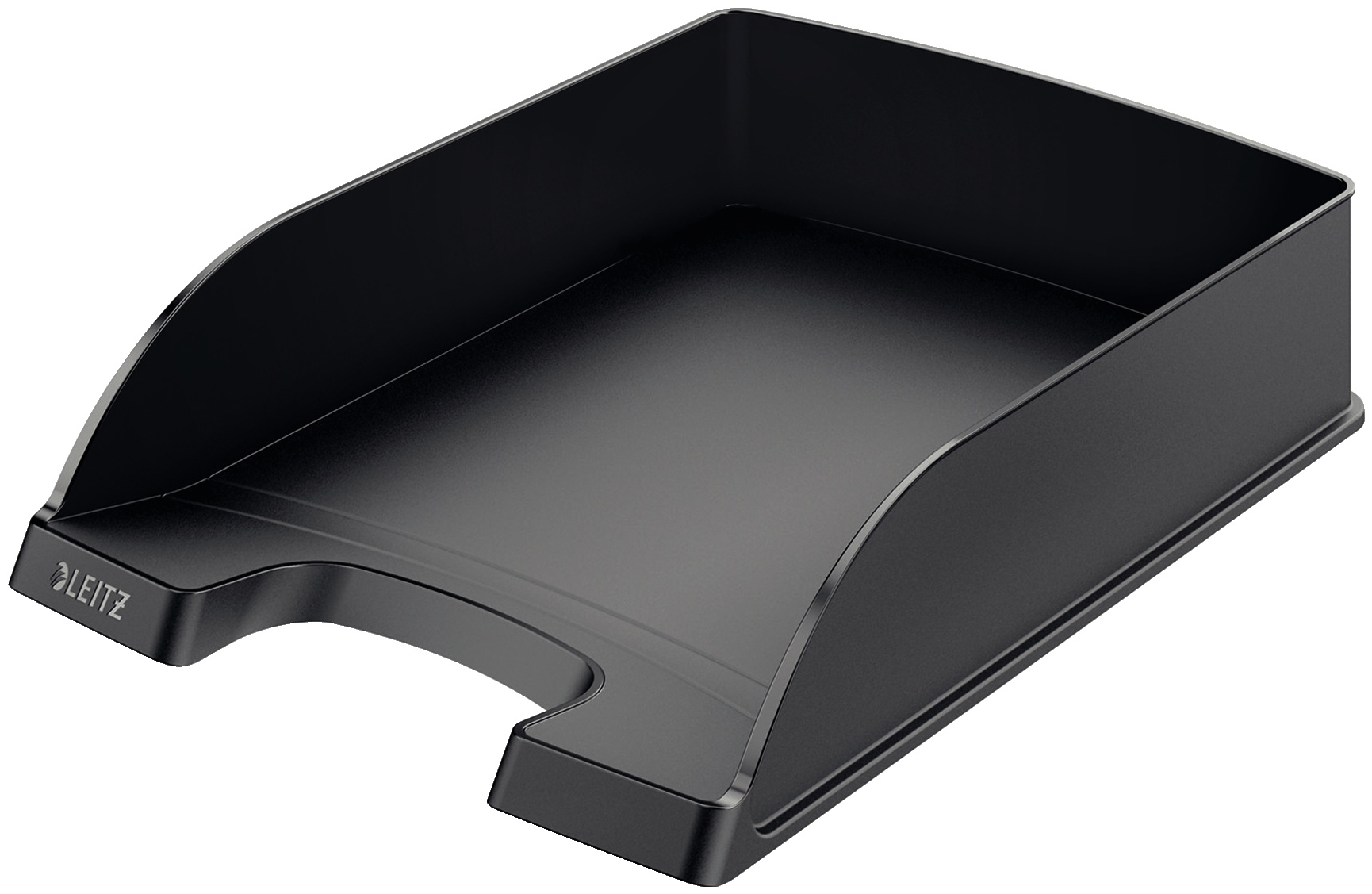 Leitz Briefablage Plus | DIN A4 | Schwarz | Polystyrene