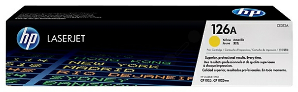 Original HP CE312A / 126A Toner Gelb