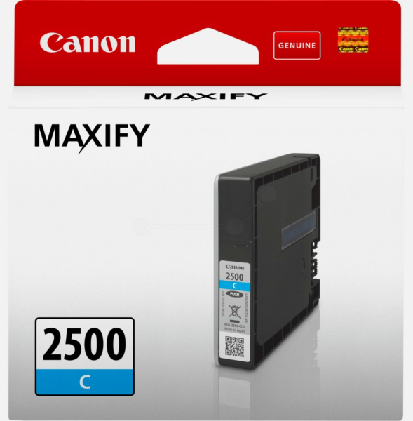 Original Canon 9301B001 | PGI2500C Tinte Cyan