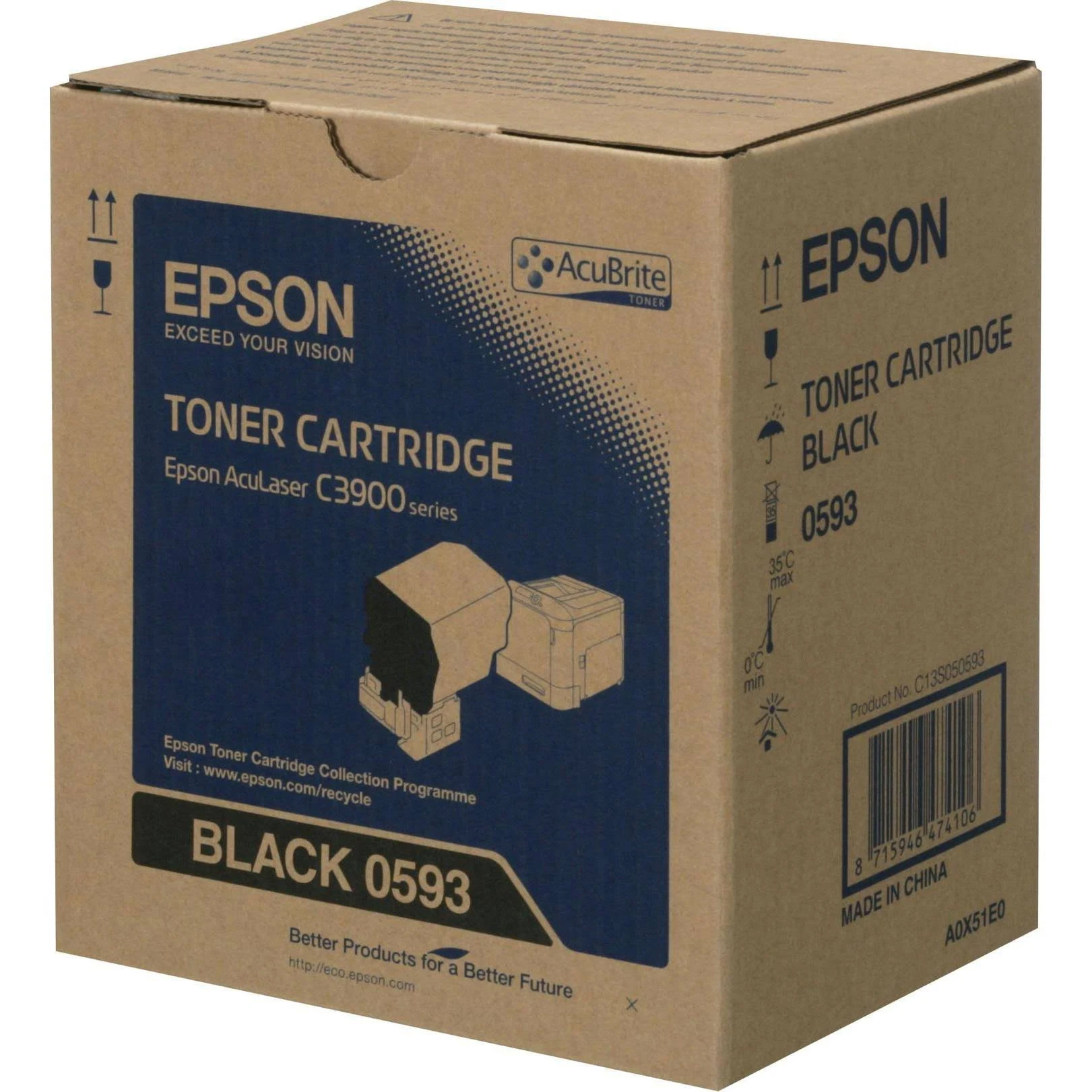 Original Epson 0593 | C13S050593 Toner Schwarz ( A-Ware )