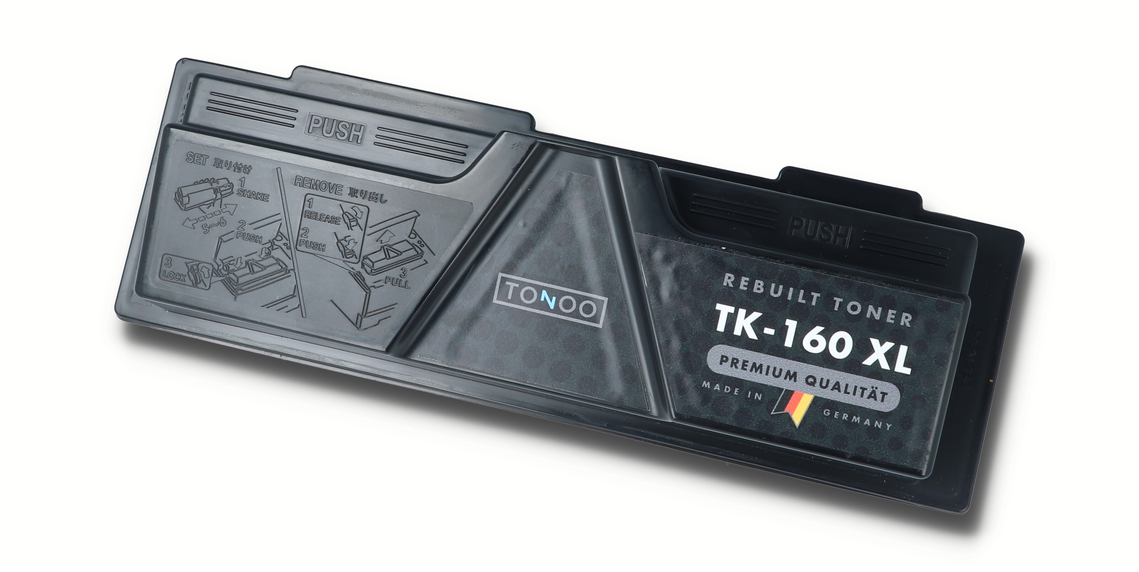 Tonoo® Toner ersetzt Kyocera TK160 Schwarz XL