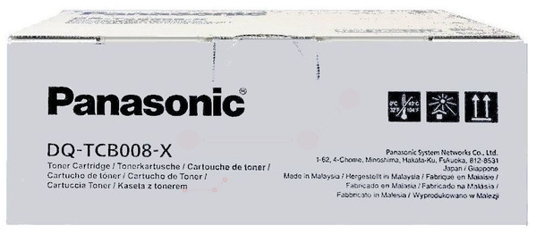 Original Panasonic DQ-TCB008-X Toner Schwarz