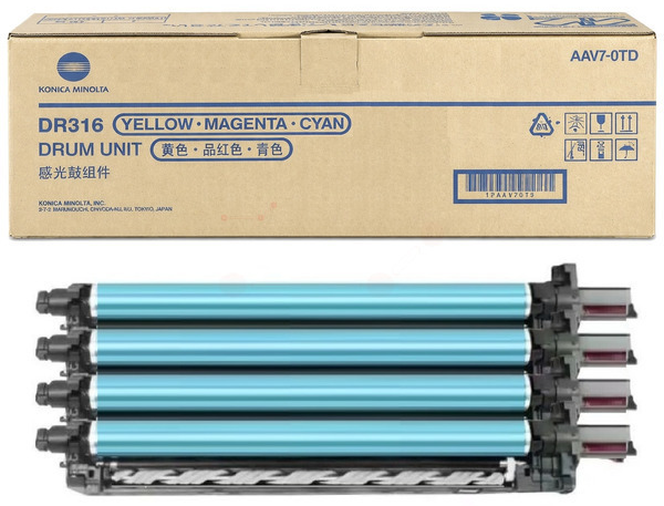 Original Konica Minolta DR316C | AAV70TD Bildtrommel C/M/Y