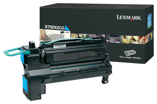 Original Lexmark X792X2CG Toner Cyan