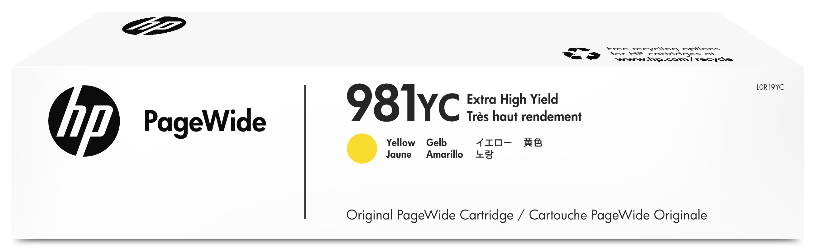 Original HP 981YC | L0R19YC Tinte Gelb