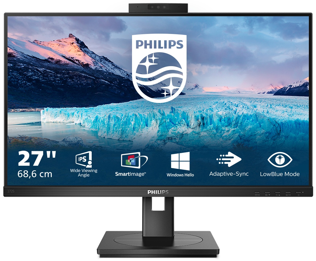 Philips S Line | 272S1MH/00 Monitor 27 zoll | 68,6 cm | Full HD | 1920 x 1080 | Schwarz
