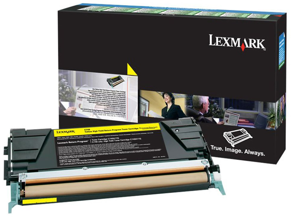 Original Lexmark C748H3YG Toner Gelb XL ( A-Ware )