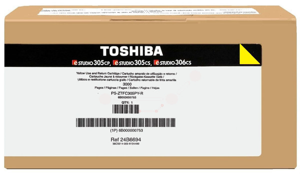 Original Toshiba T-305PY-R | 6B000000753 Toner Gelb