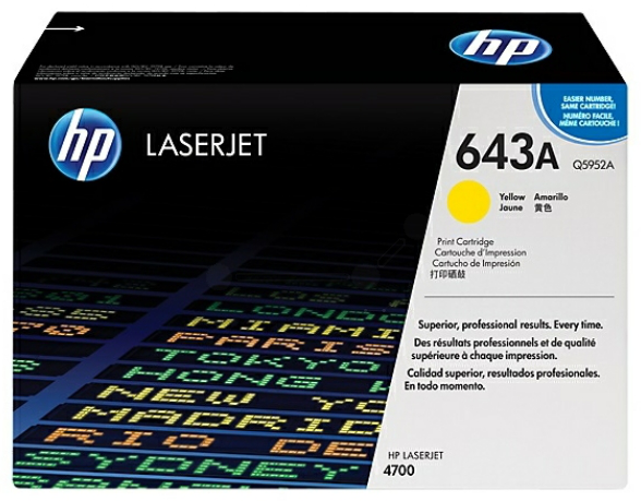 Original HP Q5952A / 643A Toner Gelb