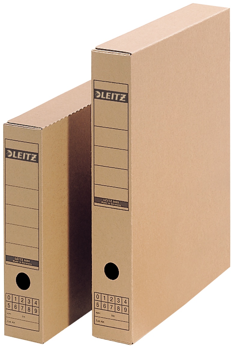 Leitz Archivbox | 7 x 43,5 x 32,5 cm | Braun | 25er-Pack