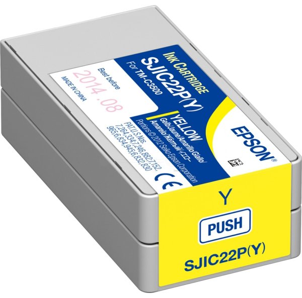 Original Epson SJIC22P | C33S020604 Tinte Gelb