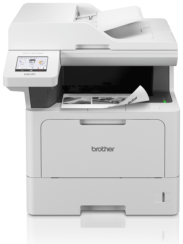 Brother DCP-L5510DW S/W Laser Multifunktionsdrucker | A4 | 48 S./Min | Duplex | WLAN