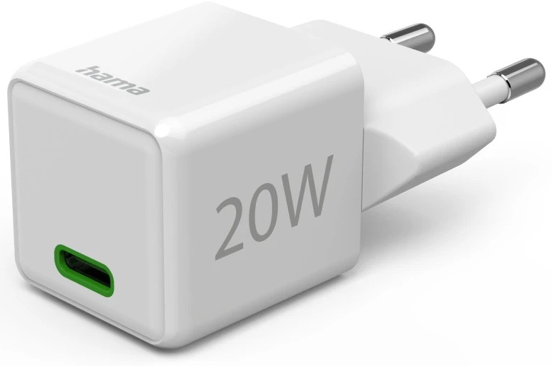 Hama Ladeadapter USB-C 20 W Weiß (00201980)