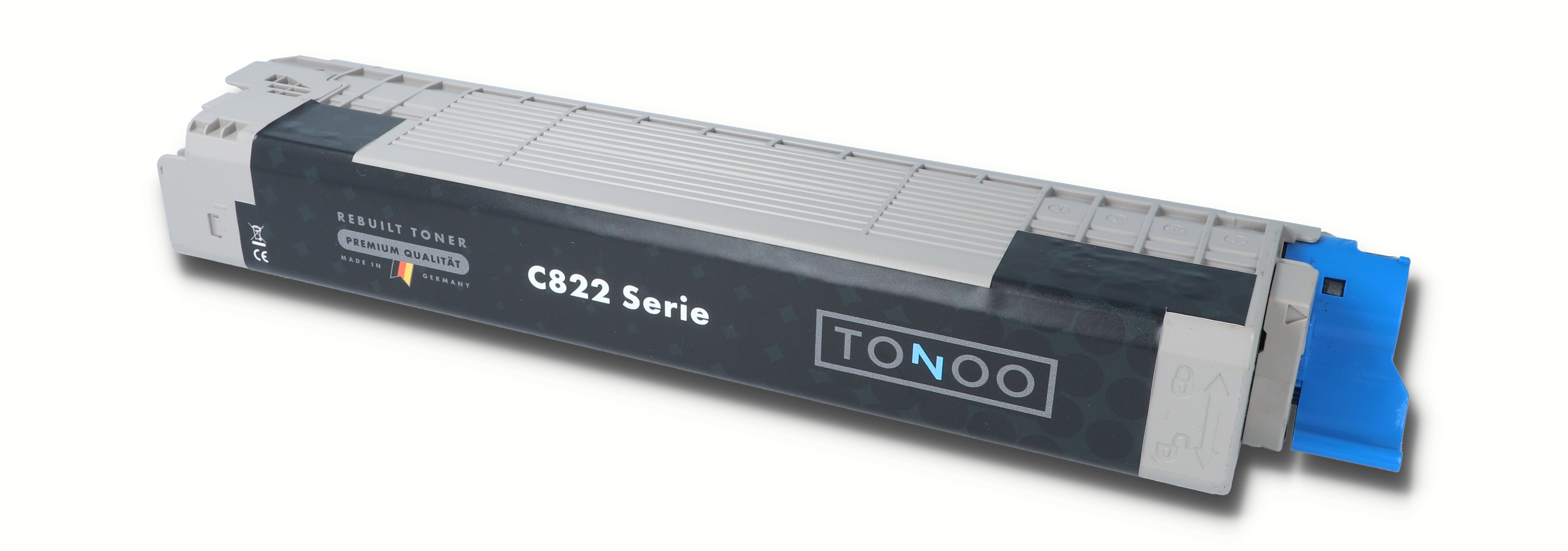 Tonoo® Toner ersetzt OKI C822 | C822n | C822dn | 44844616 Schwarz