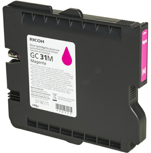 Original Ricoh Type GC31M | 405690 Tinte Magenta