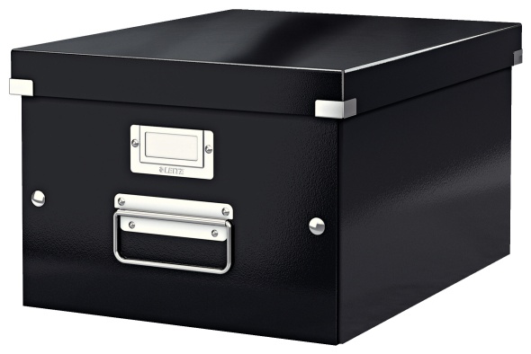 Leitz Aufbewahrungsbox Click & Store | 16,7 l | 28,1 x 36,9 x 20 cm | Schwarz