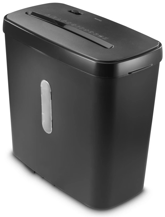 Hama Safe X50 Aktenvernichter | P-4 Partikelschnitt | 5 Blatt | 11 l | Schwarz