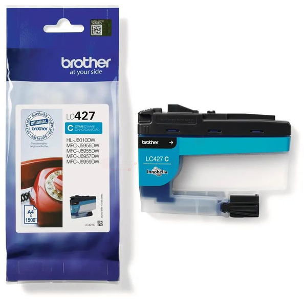 Original Brother LC427C Tinte Cyan