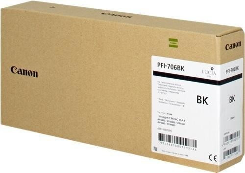 Original Canon PFI706BK | 6681B001 Tinte Schwarz ( 2024 )