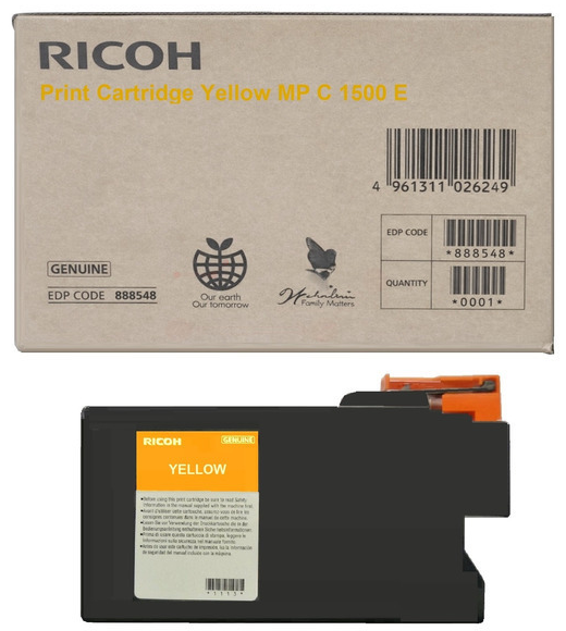 Original Ricoh Type MPC1500E | 888548 Gel Gelb