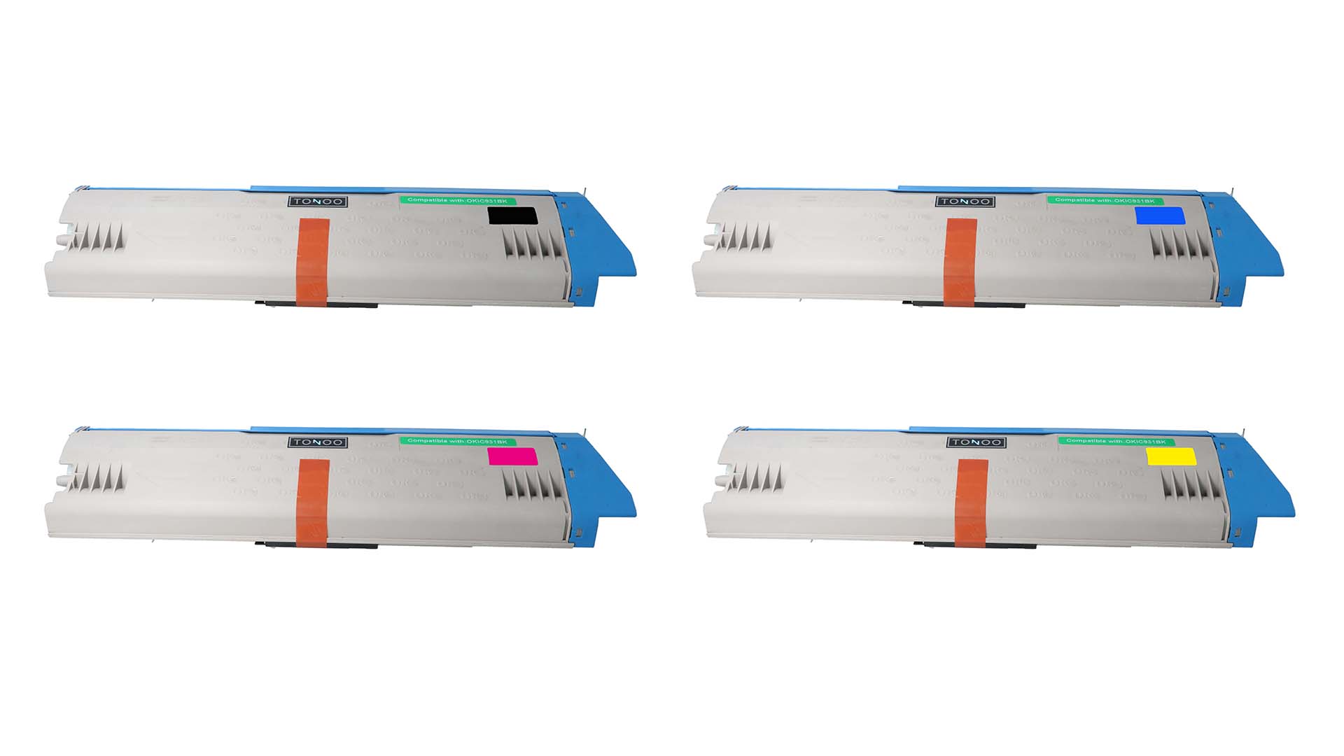 Tonoo® Toner ersetzt OKI C911 | C931 | C941 | Spar Set