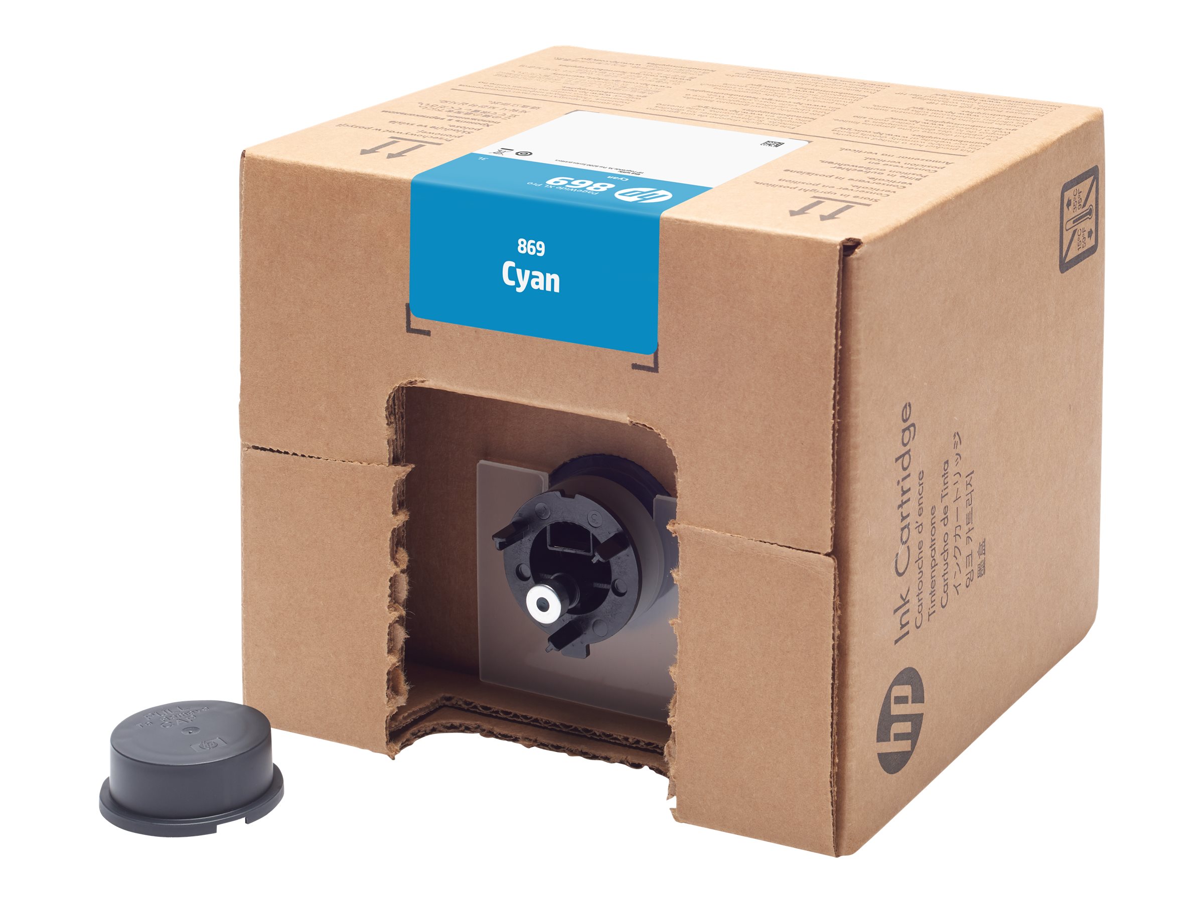 Original HP 869 | 1XA89 Tinte Cyan  ( 3 Liter )