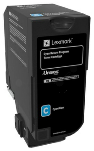 Original Lexmark 74C0H20 Toner Cyan