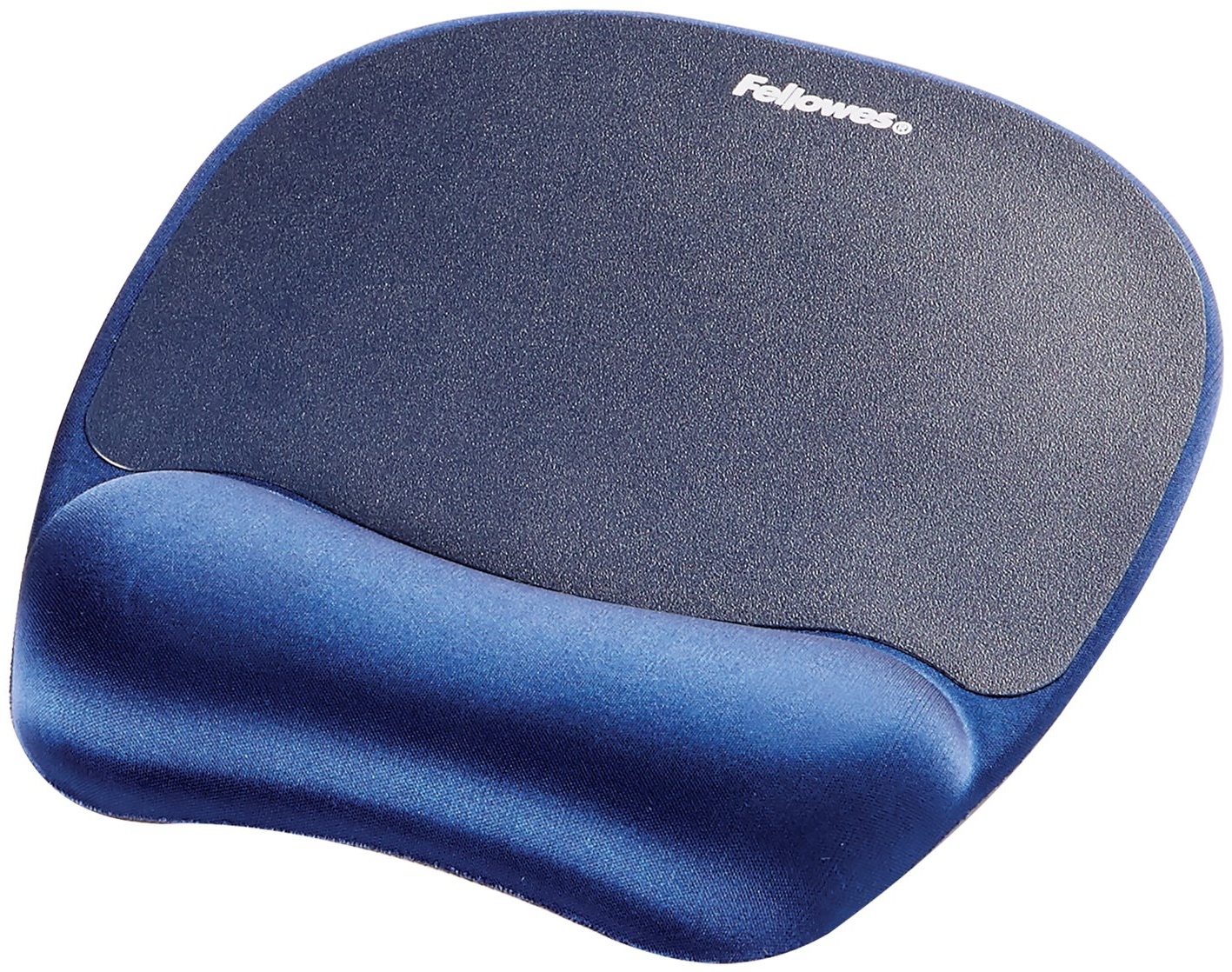 Fellowes Memory Foam Mauspad mit Handballenauflage | 20 × 24 cm | Memory-Schaum | Dunkelblau
