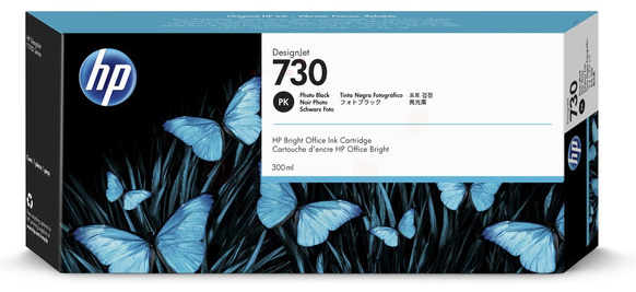 Original HP 730 | P2V73A Tinte Foto Schwarz XL