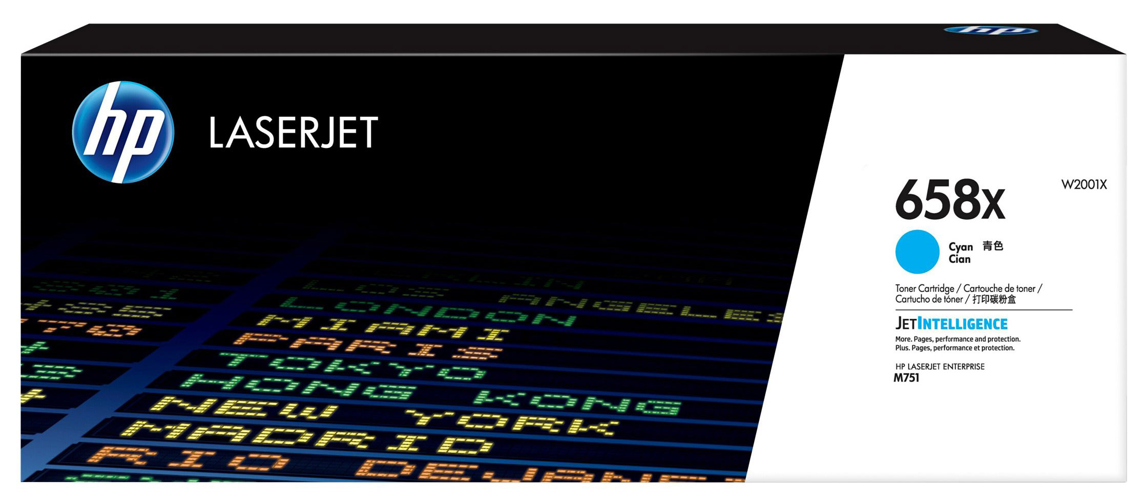 Original HP W2001X | 658X Toner Cyan XL