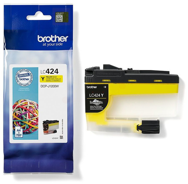 Original Brother LC424Y Tinte Gelb