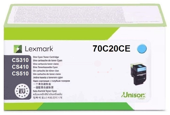 Original Lexmark 702CE | 70C20CE Toner Cyan