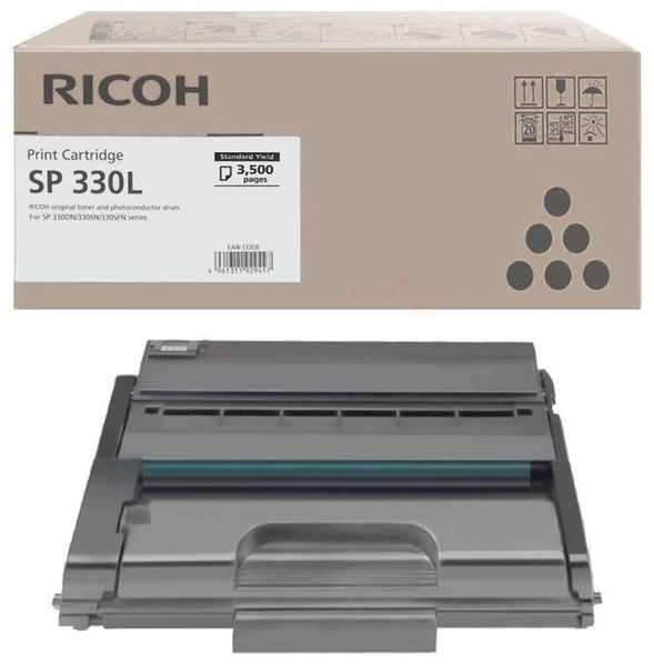 Original Ricoh 408278 / TypeSP330L Toner Schwarz