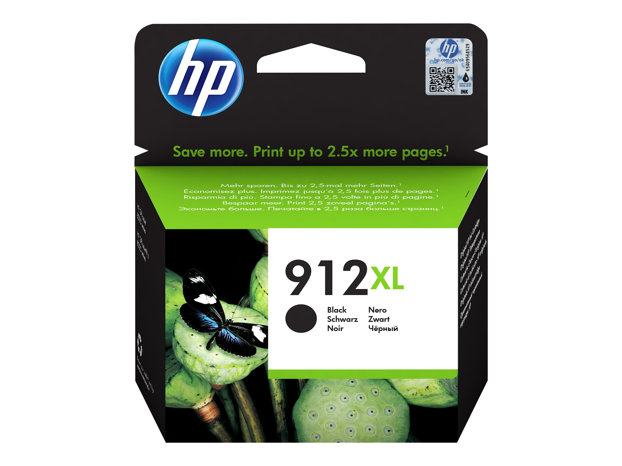 Original HP 912XL | 3YL84AE Tinte Schwarz XL