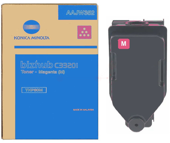 Original Konica Minolta TNP80M | AAJW352 Toner Magenta