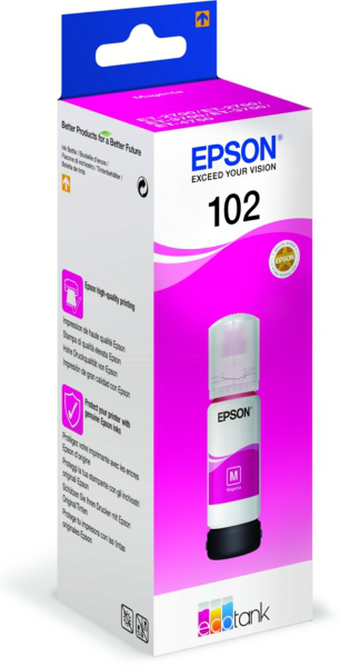 Original Epson 102 | T03R34 | C13T03R340 Tintenflasche Magenta