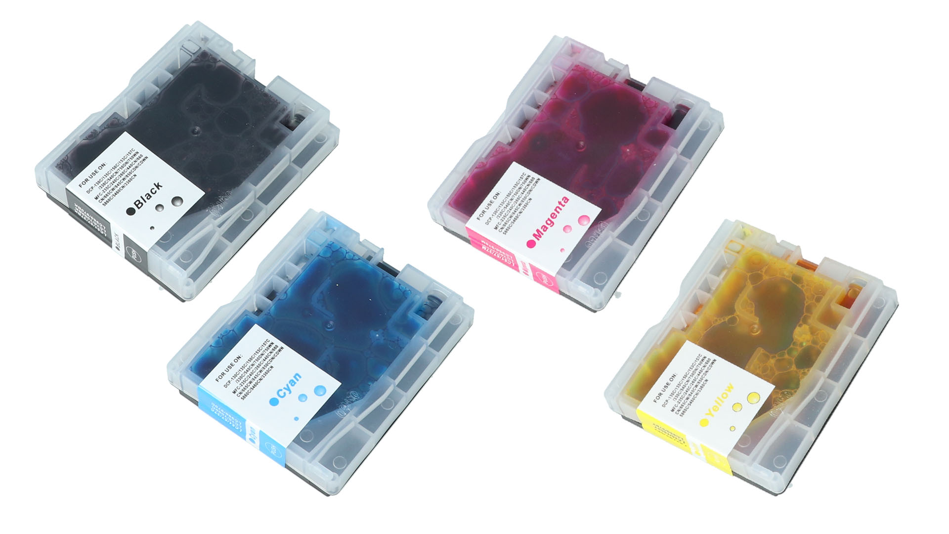 Tonoo® Tinte ersetzt Brother LC1000VALBPDR BK/C/M/Y Spar Set