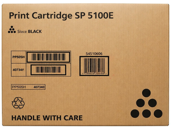 Original Ricoh 407164 Toner Schwarz