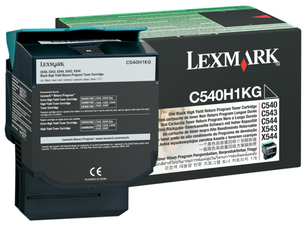 Original Lexmark C540H1KG Toner Schwarz XL ( A-Ware )