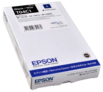 Original Epson T04C1 L | C13T04C14N | C13T04C140 Tinte Schwarz
