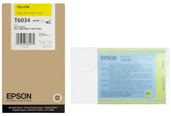 Original Epson T6034 | C13T603400 Tinte Gelb ( 2024 )
